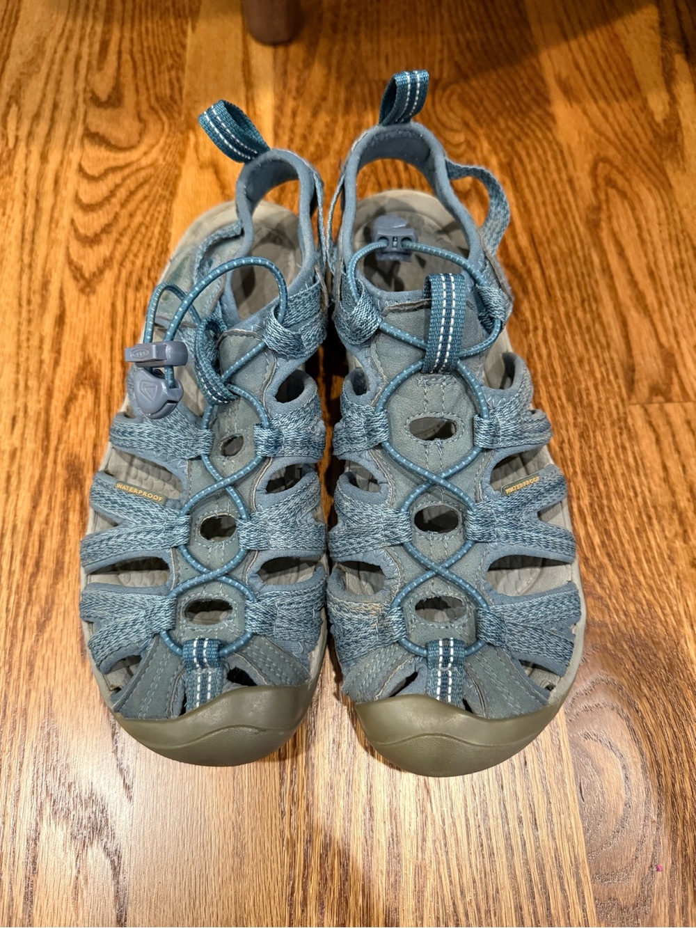 Keen Women's Blue and Olive Sport Sandals